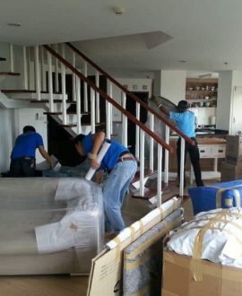 Gold Line Movers Company Dubai team handling a residential move with care and professionalism in Al Ain, UAE