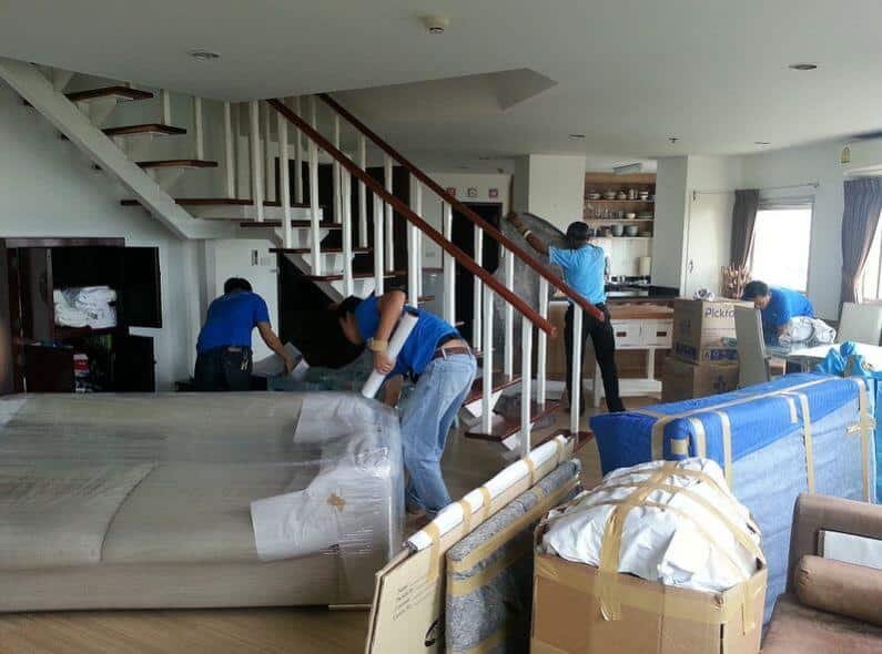 Gold Line Movers Company Dubai team handling a residential move with care and professionalism in Al Ain, UAE