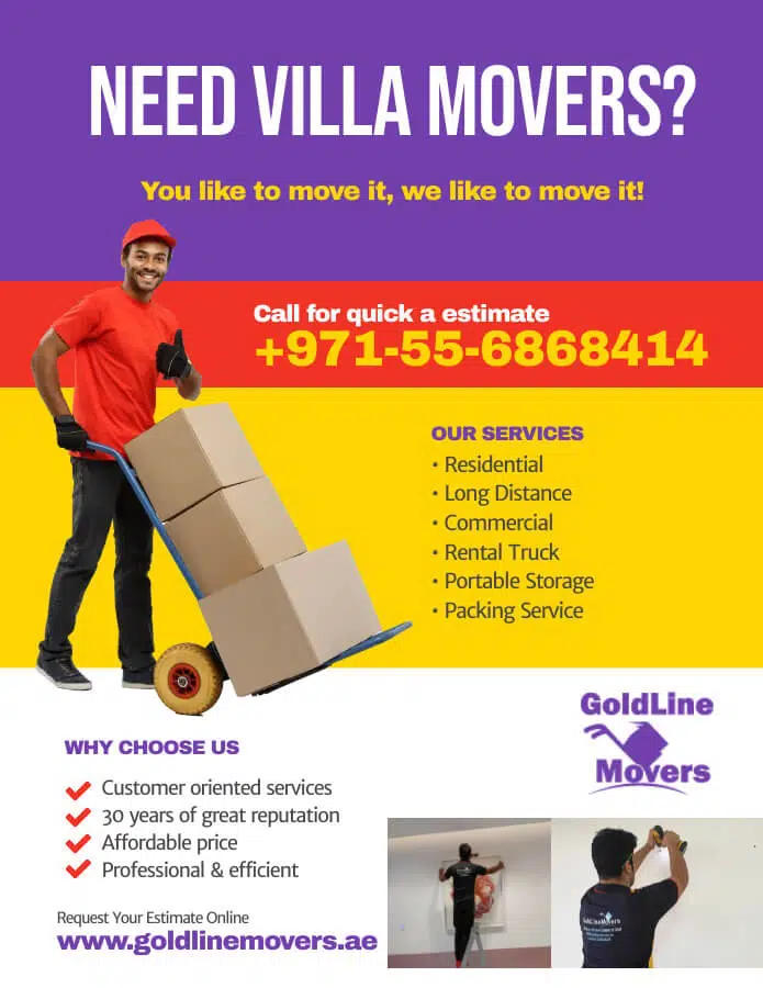 Villa Movers in Dubai